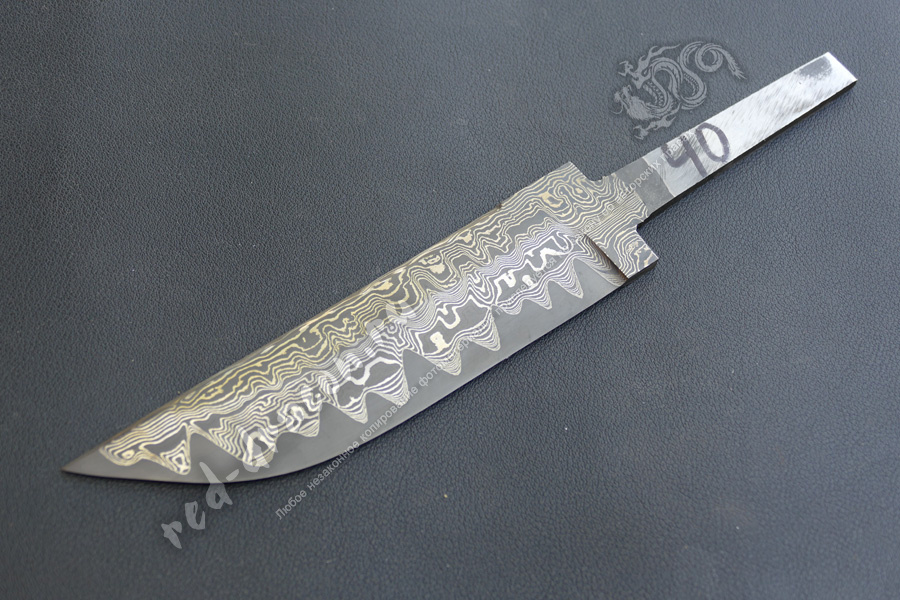 Клинок для ножа Дамаск za2570