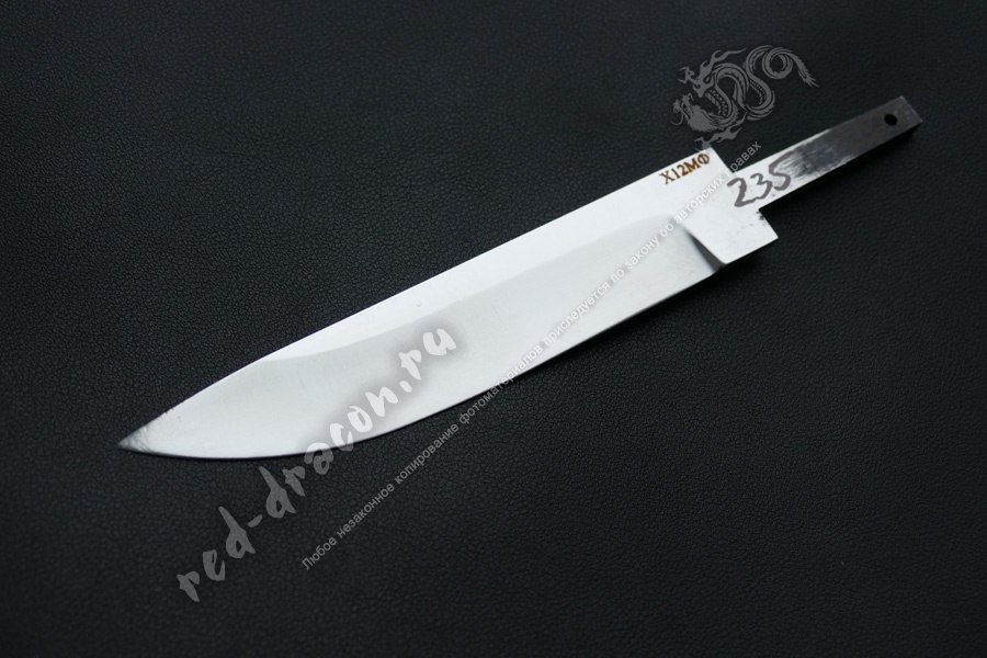 Клинок кованный для ножа Х12МФ "DAS 235"